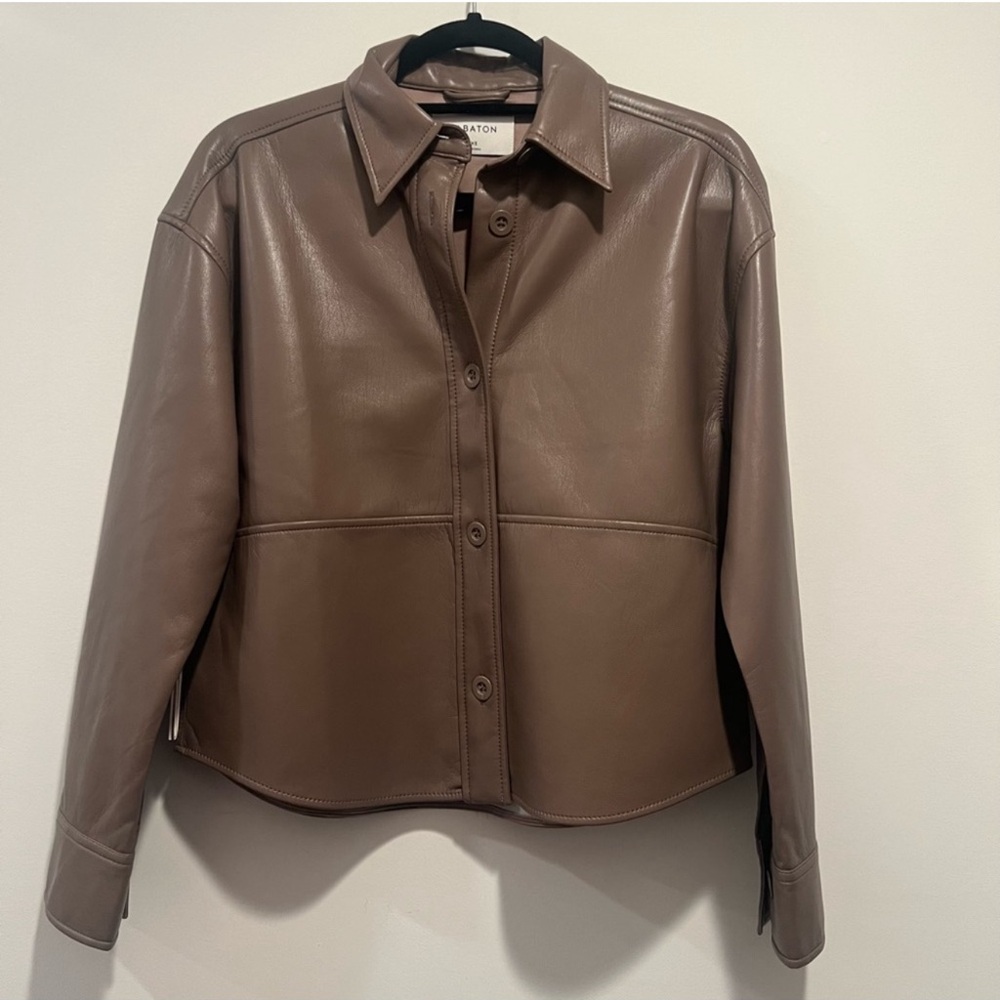 Aritzia Peli jacket Deep Taupe